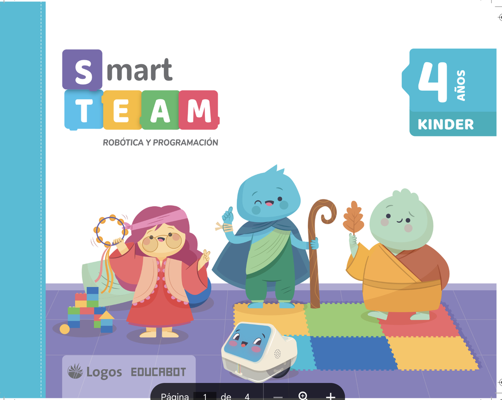 Suscripción anual SmartTEAM (Libro Kinder 4)